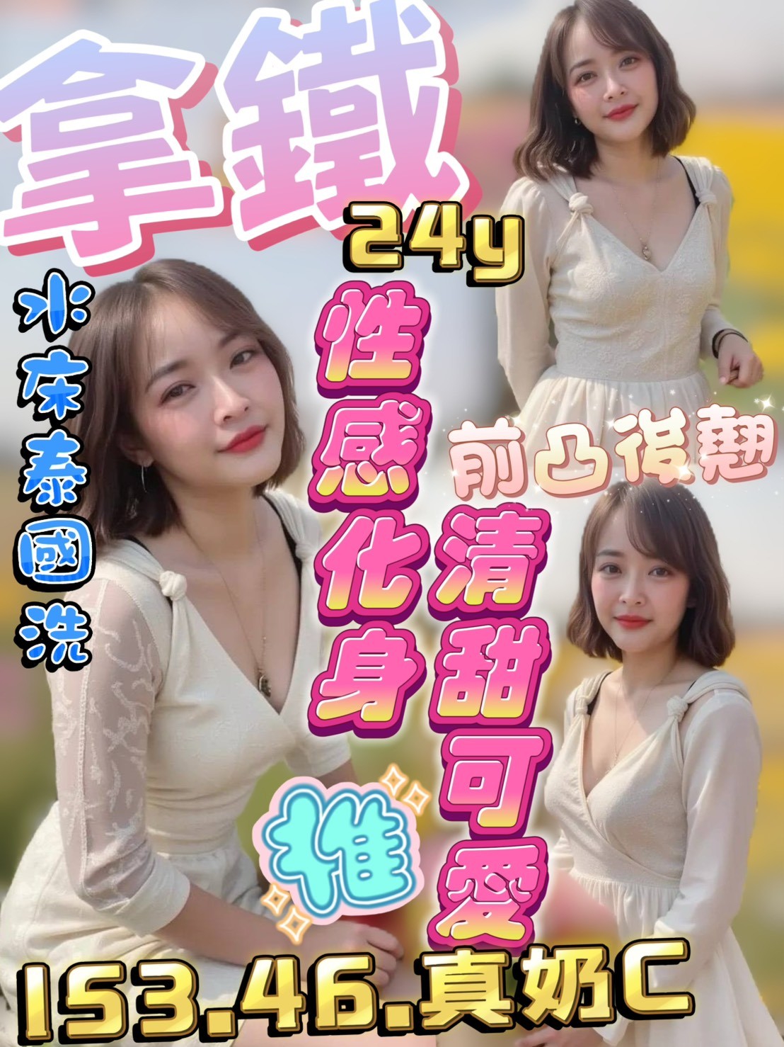 嘉義東區外送茶 詩詩 160/52/25/36D 寂寞騷氣OL